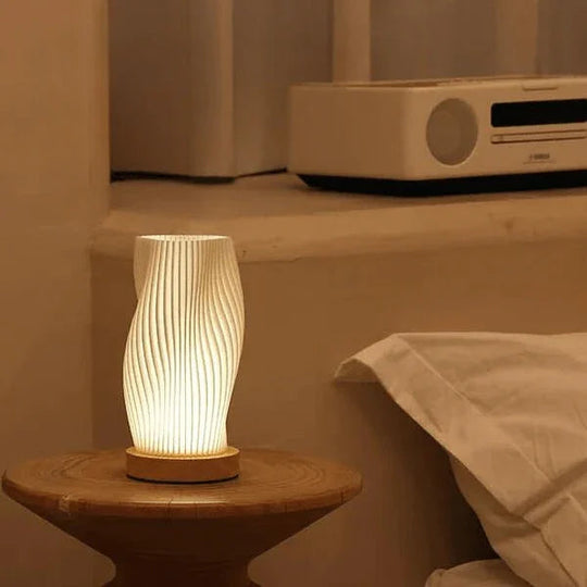 Table Lamp with USB Power and Dimmable Light