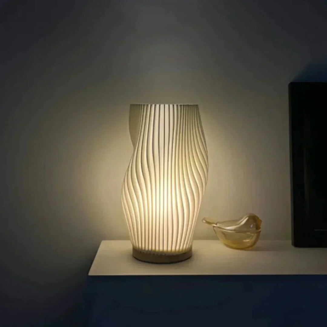 Table Lamp with USB Power and Dimmable Light