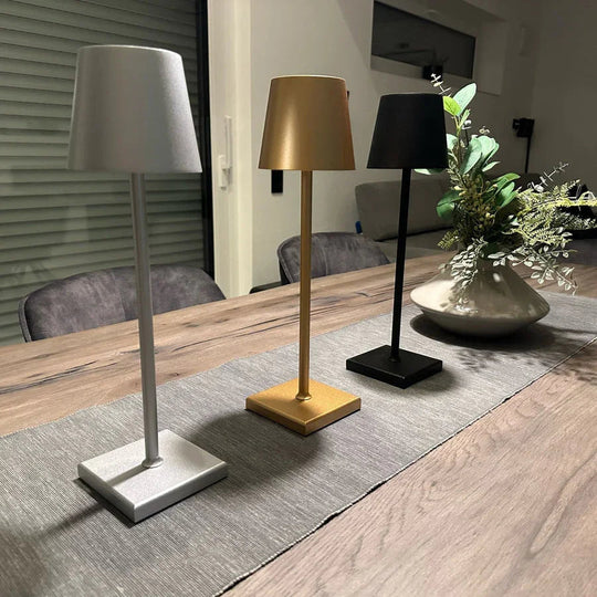 Table Lamp with Wireless Design and Adjustable Brightness