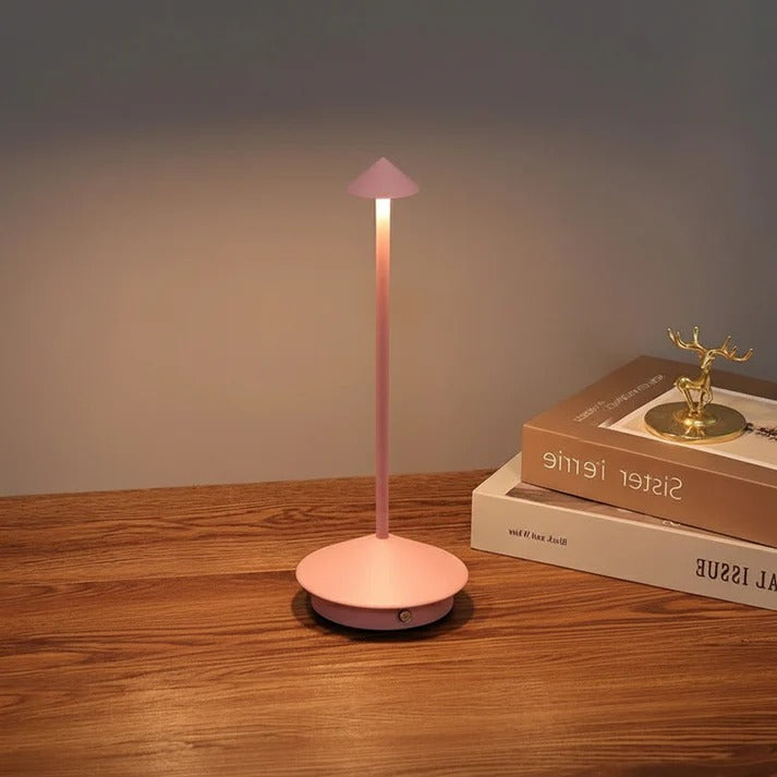 Table Lamp with Wireless Design and Touch Dimming