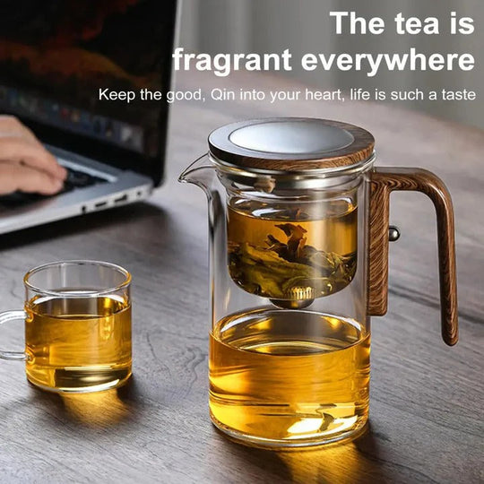 Teapot with Water Separation and Removable Infuser