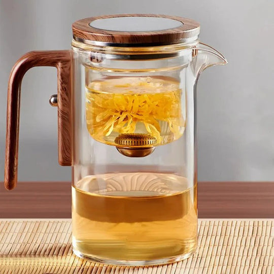 Teapot with Water Separation and Removable Infuser