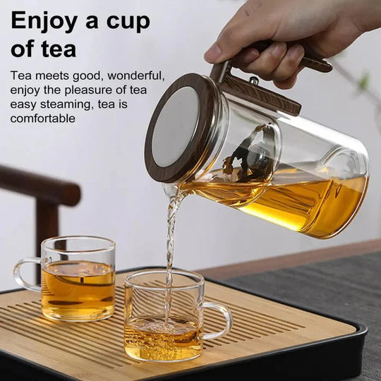 Teapot with Water Separation and Removable Infuser