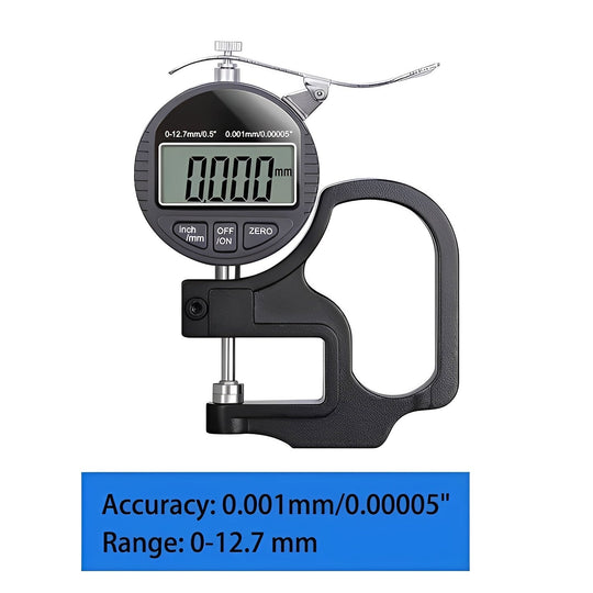 Thickness Gauge with Digital Display and Handheld Design