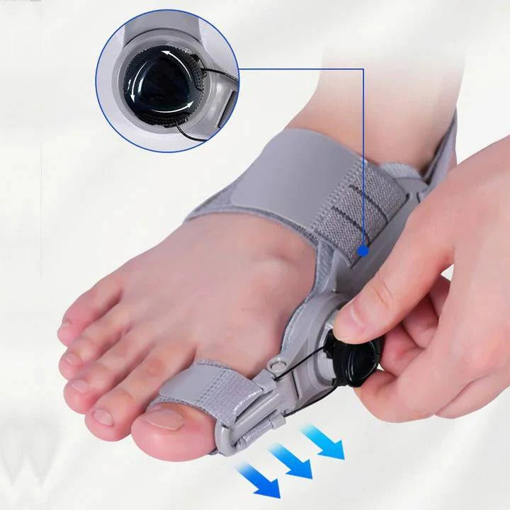 Toe Spacer with Adjustable Fit and Foot Alignment