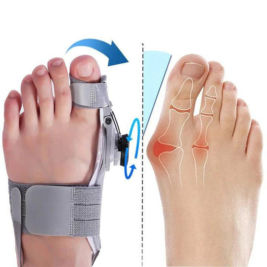 Toe Spacer with Adjustable Fit and Foot Alignment