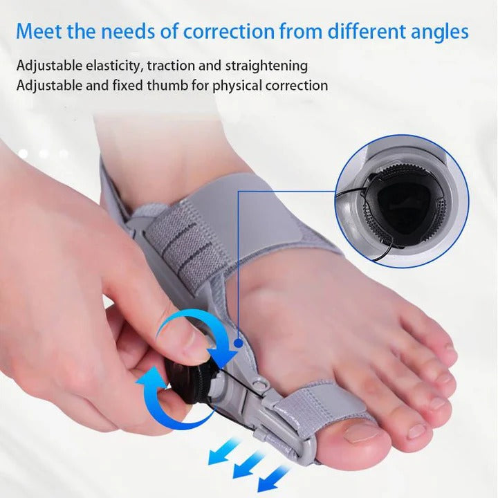 Toe Spacer with Adjustable Fit and Foot Alignment