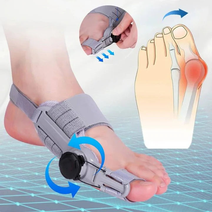 Toe Spacer with Adjustable Fit and Foot Alignment