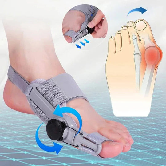 Toe Spacer with Adjustable Fit and Foot Alignment