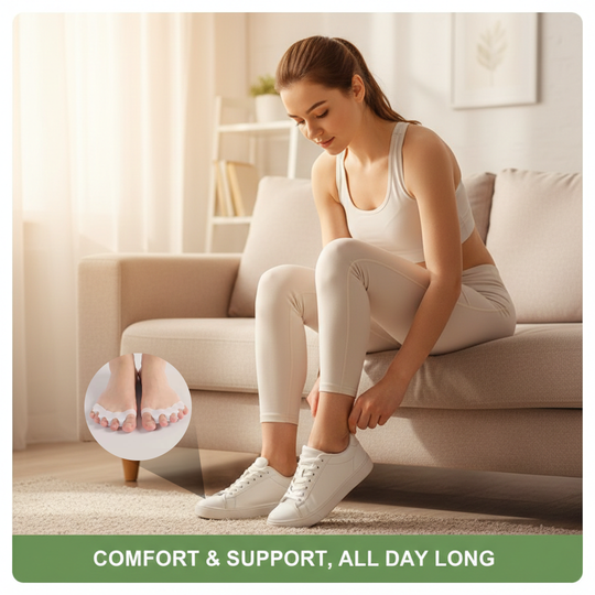 Toe Splint with Silicone Support and Alignment Aid