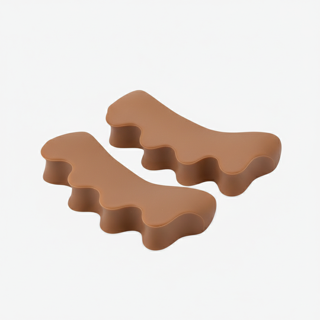 Toe Splint with Silicone Support and Alignment Aid