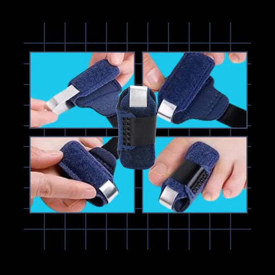 Toe Support with Breathable Material and Positioning Aid