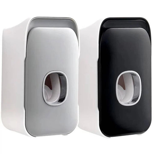 Toothpaste Dispenser with Wall Mount and Adhesive Installation