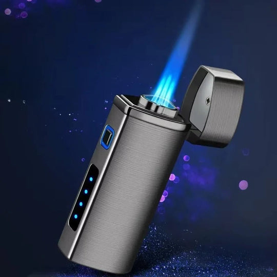 Torch Lighter with Triple Flame and Touch Ignition