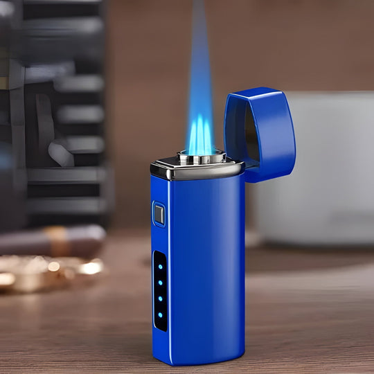 Torch Lighter with Triple Flame and Touch Ignition