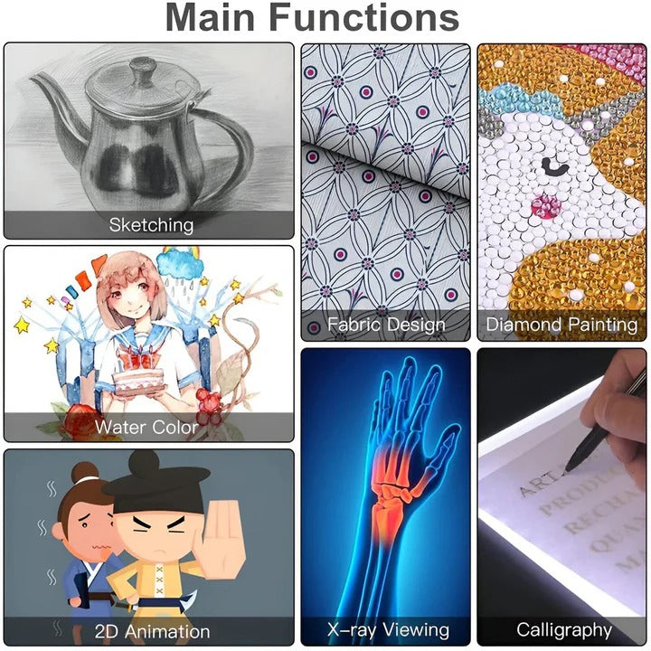 Tracing Tablet with LED Illumination and A4 Size