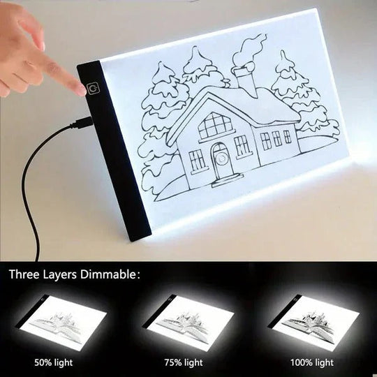 Tracing Tablet with LED Illumination and A4 Size