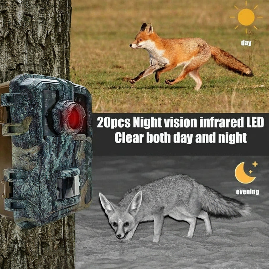 Trail Camera with Infrared Night Vision and Motion Detection
