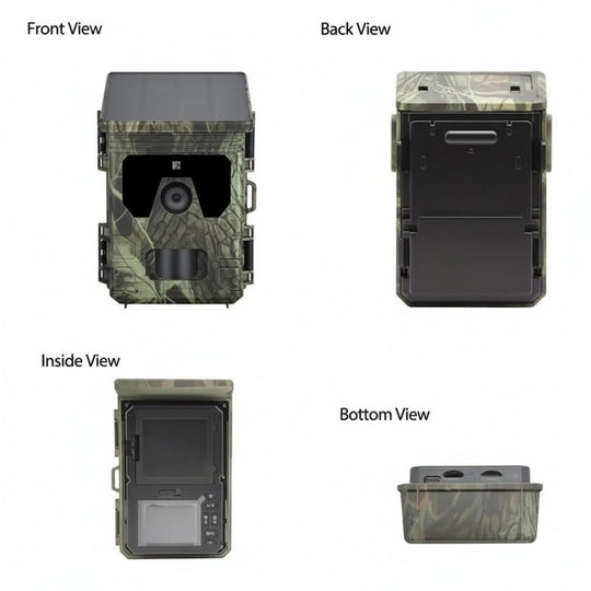 Trail Camera with Solar Power and Night Vision