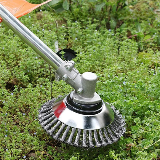 Trimmer Attachment with Metal Wire Brush and Cutter