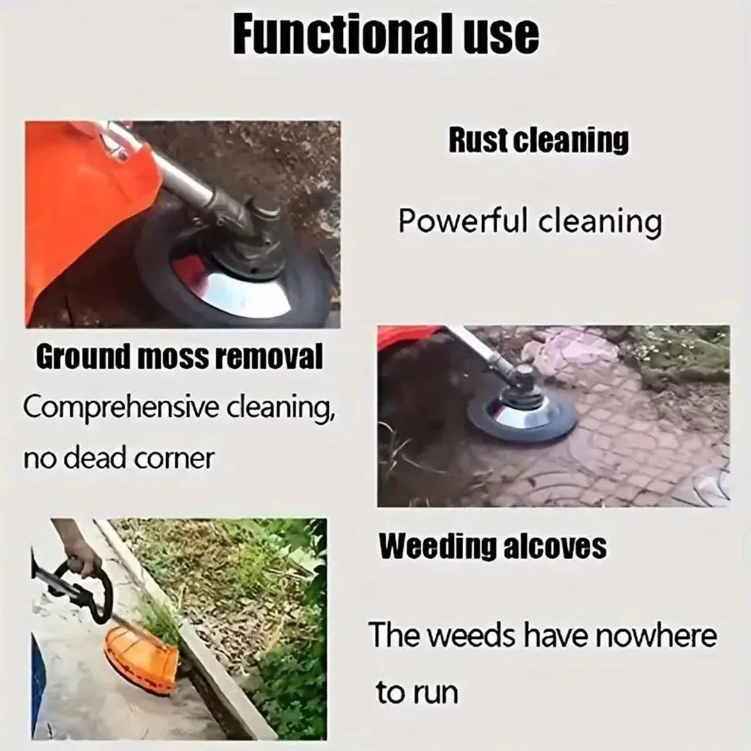 Trimmer Attachment with Metal Wire Brush and Cutter