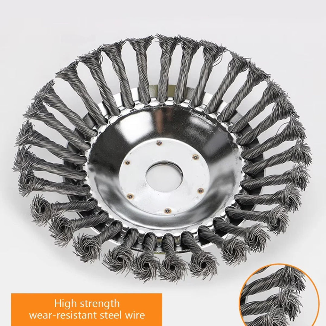 Trimmer Attachment with Metal Wire Brush and Cutter