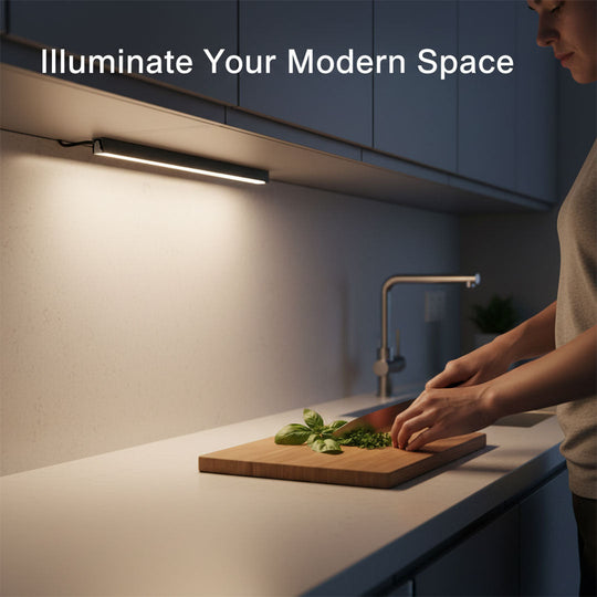 Under Cabinet Lighting with Ultra Thin Design and Adjustable Length