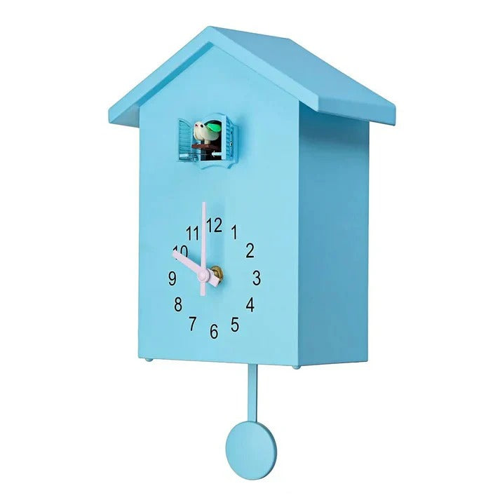 Wall Clock with Bird Design and Adjustable Sound