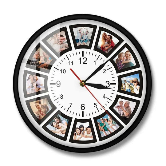 Wall Clock with Custom Design and Personalization Options