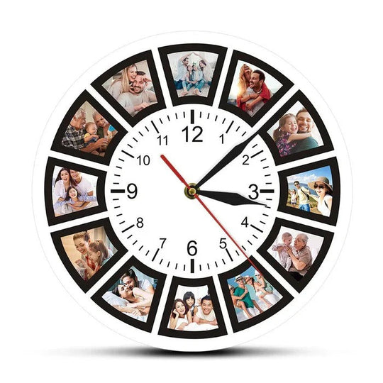 Wall Clock with Custom Design and Personalization Options