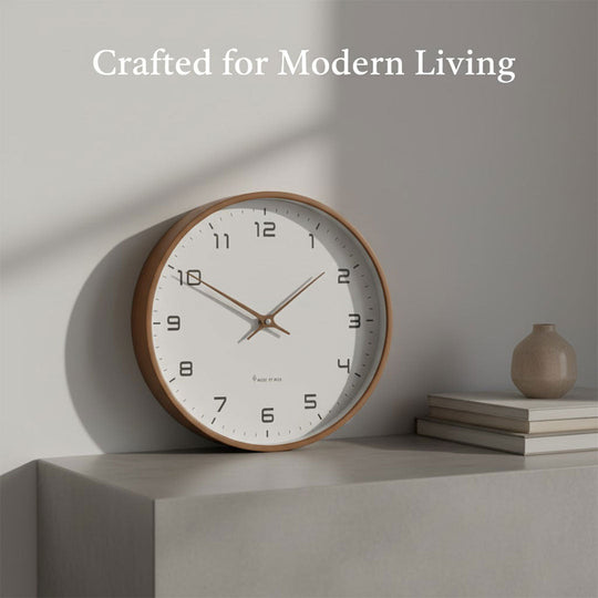 Wall Clock with Minimalist Design and Silent Movement