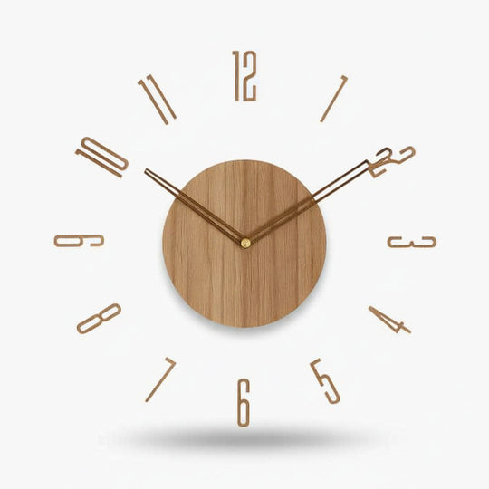Wall Clock with Minimalist Design and Silent Movement