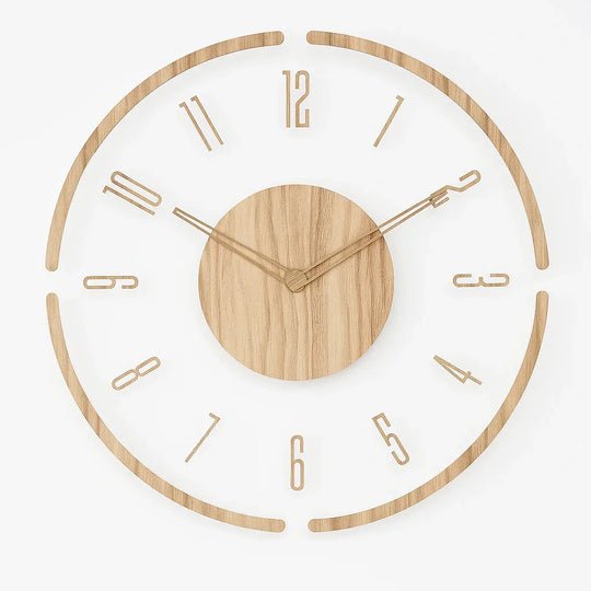 Wall Clock with Minimalist Design and Silent Movement