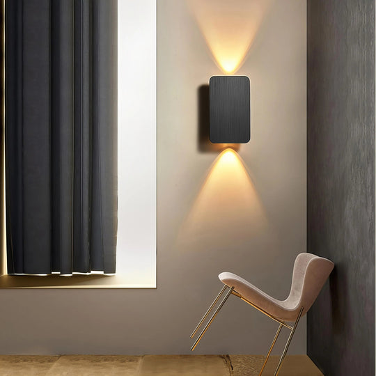 Wall Lamp with Modern Design and Rectangular Shape