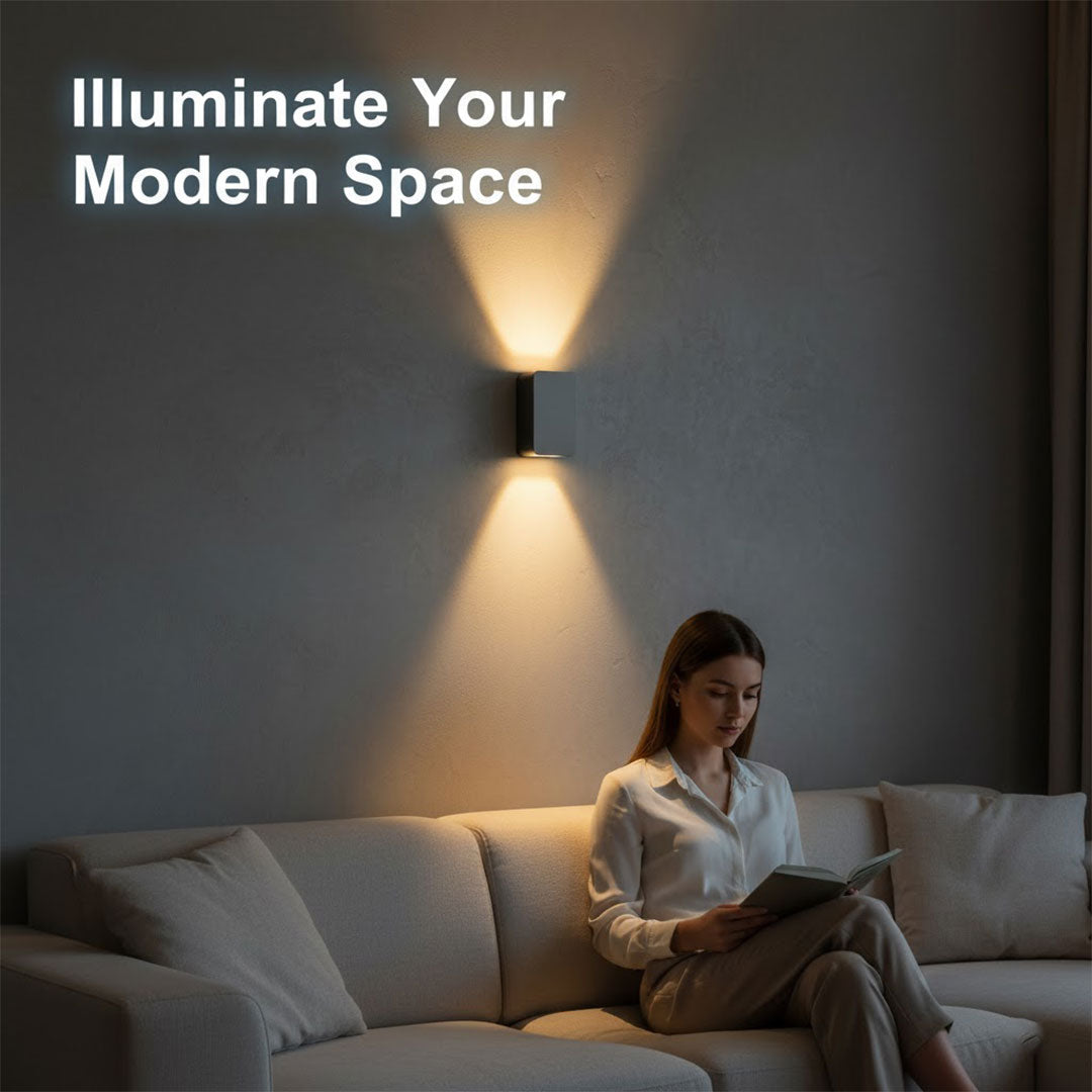 Wall Lamp with Modern Design and Rectangular Shape