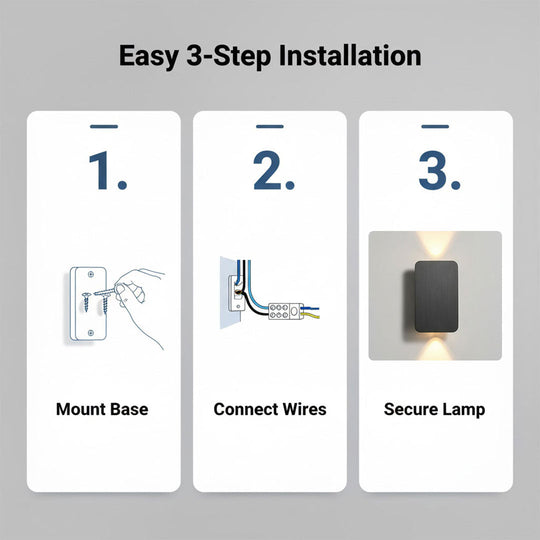 Wall Lamp with Modern Design and Rectangular Shape