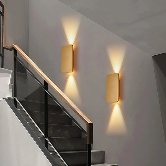 Wall Lamp with Modern Design and Rectangular Shape