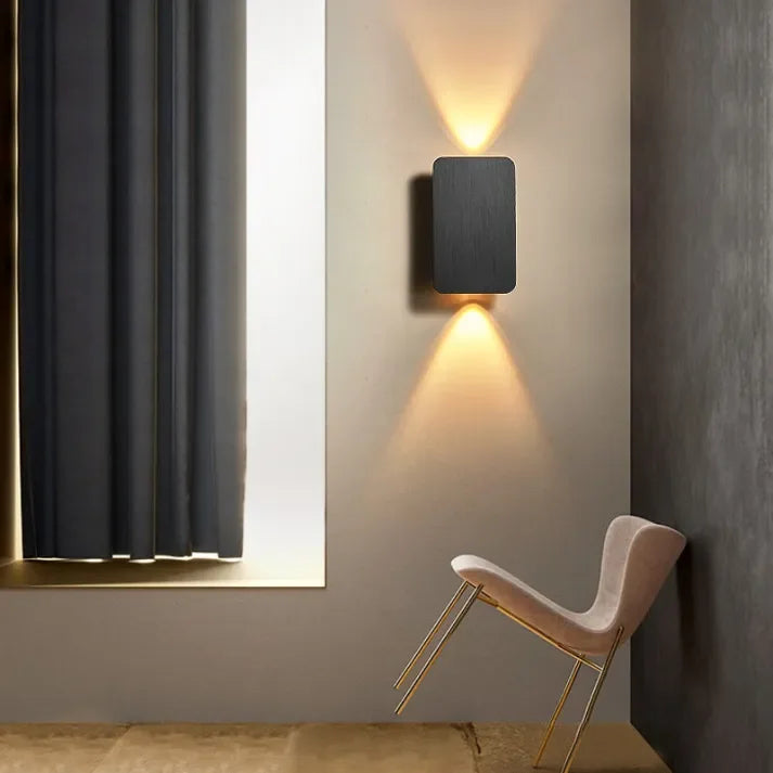 Wall Lamp with Modern Design and Rectangular Shape