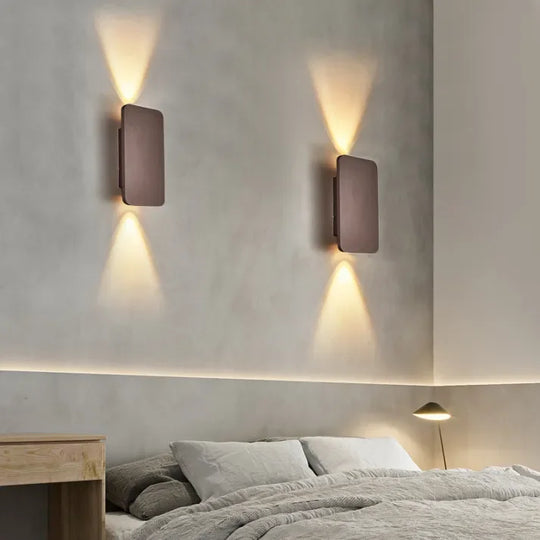 Wall Lamp with Modern Design and Rectangular Shape