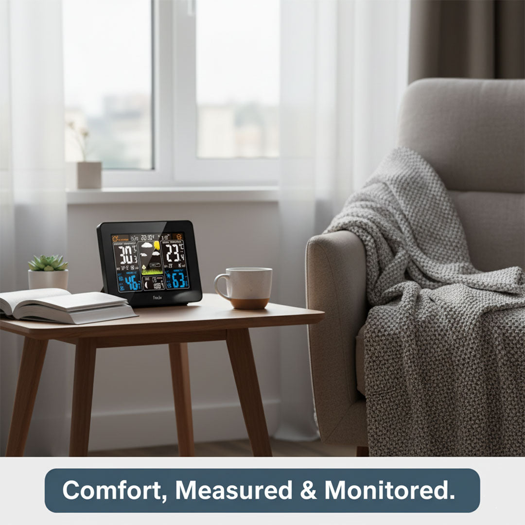 Weather Station with Wireless Display and Indoor/Outdoor Sensors